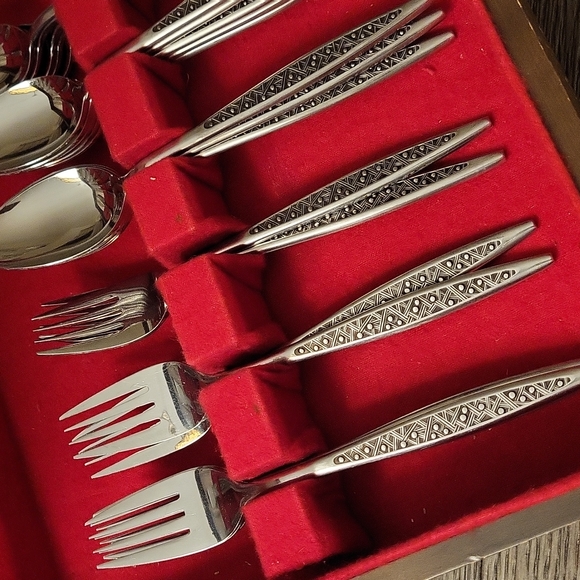 beautiful stainless steel japan fork set - Picture 2 of 4